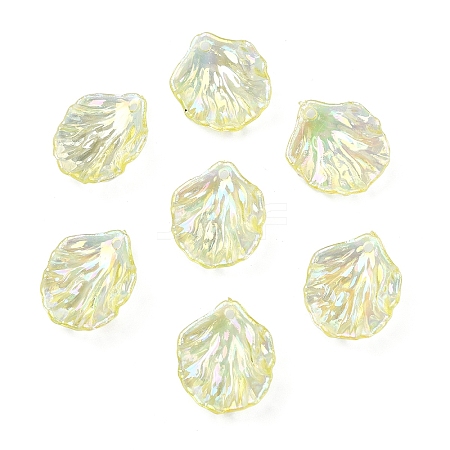 50Pcs Transparent Acrylic Pendants MACR-YW0004-17C-1