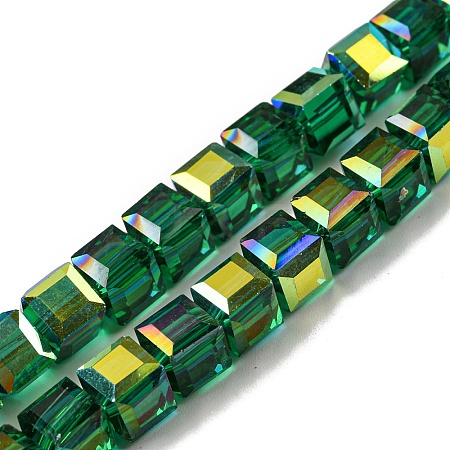 Electroplate Glass Beads Strands EGLA-M031-01A-HR06-1