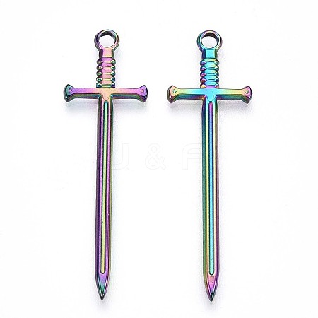 304 Stainless Steel Pendants STAS-N098-135M-1