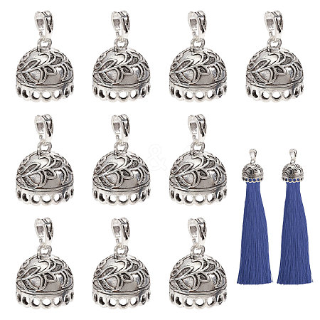10Pcs Alloy Pendant Bails FIND-CA0011-52B-1