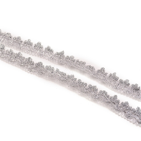 Metallic Braided Lace Trim OCOR-WH0066-35A-1