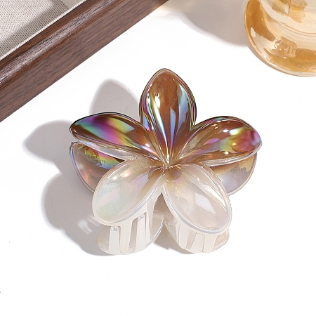 Flower Plastic Claw Hair Clips PW-WGD28A5-03-1