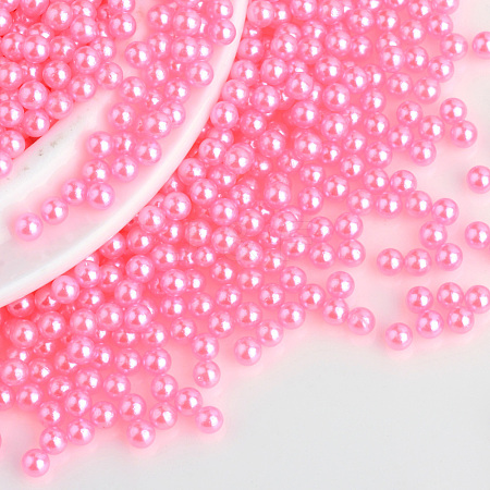 Imitation Pearl Acrylic Beads OACR-S011-10mm-Z6-1