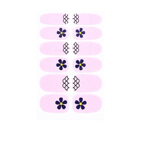 Flower Series Full Cover Nail Decal Stickers MRMJ-T109-WSZ478-1