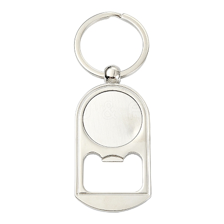 1Pc Zinc Alloy Cabochon Settings Bottle Openers AJEW-YW0002-15-1