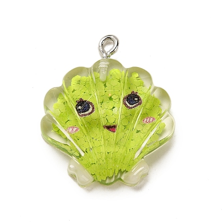 Marine Animal Series Resin Pendants RESI-Q012-01A-03-1