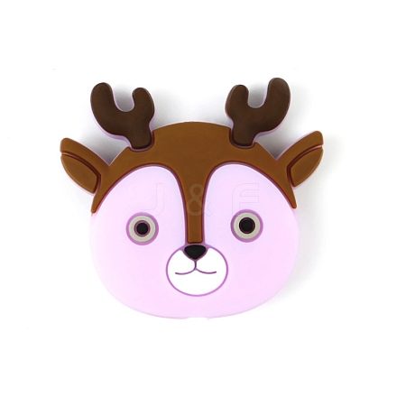 Deer Silicone Beads PW-WG679D2-04-1