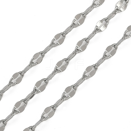304 Stainless Steel Dapped Chains CHS-S011-01B-P-1