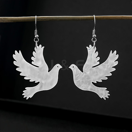 Acrylic Dangle Earrings WG024EF-01-1