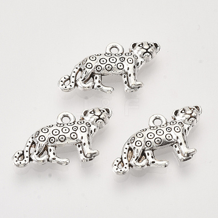 Tibetan Style Alloy Pendants X-TIBEP-T009-28AS-RS-1