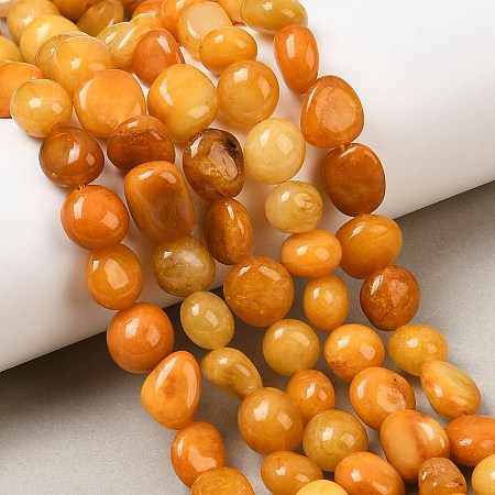 Natural Yellow Aventurine Beads Strands G-C257-02-1