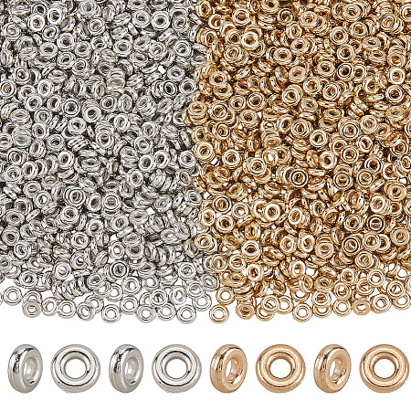 2000Pcs 2 Colors CCB Plastic Beads CCB-PA0001-01-1