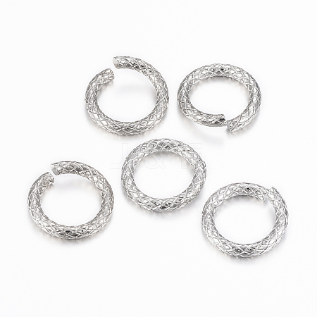 304 Stainless Steel Open Jump Rings STAS-K155-B-12P-1