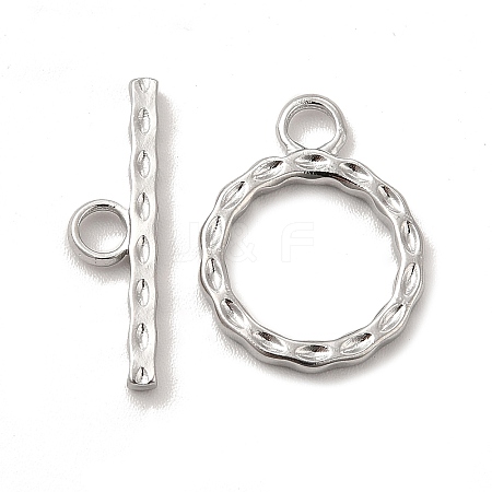 Non-Tarnish 304 Stainless Steel Toggle Clasps LS-STAS-F290-04P-1