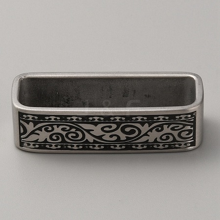 304 Stainless Steel Loop Keepers AJEW-WH0415-44B-1