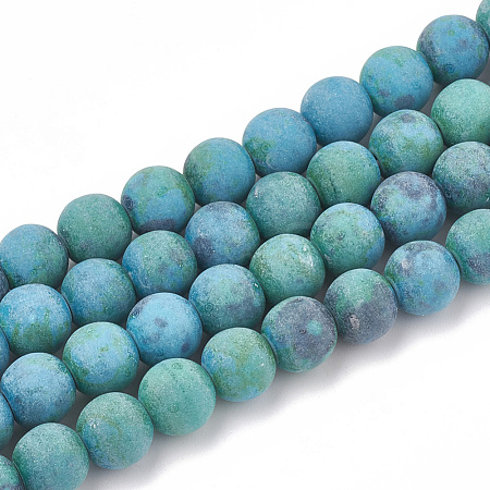 Synthetic Chrysocolla Beads Strands X-G-T106-194-1