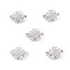 Rack Plating Brass Pave Cubic Zirconia Slide Charms KK-G464-03P-4