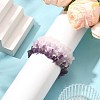 4Pcs Gemstone Beaded Stretch Bracelets Set BJEW-JB11182-2