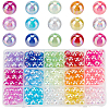 15 Colors Transparent Acrylic Beads MACR-PA0001-04C-1