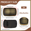 1Pc Tibetan Style Alloy Buckles KK-BC0015-45AB-2