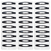 4 Sets Iron Snap Hair Clips AJEW-SC0003-37A-02-1