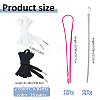 16 Pairs 2 Colors Polycotton Shoelace DIY-FH0010-43-2