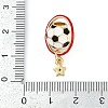 Rack Plating Brass Micro Pave Cubic Zirconia Charms KK-P287-05G-3