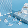 Square Transparent Acrylic Single Ring Display Stands LS-RDIS-WH0016-01A-4
