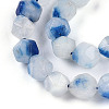 Dyed Natural White Jade Beads Strands G-T139-8mm-45Y-4