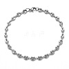 304 Stainless Steel Coffee Bean Chain Bracelets for Men Women FS-WG2046E-03-1