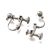 316 Stainless Steel Clip-on Earring Findings X-EJEW-R019-01P-2