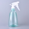 500ml Transparent PP Plastic Reusable Empty Trigger Spray Bottles AJEW-WH0109-70-1