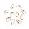 Brass Earring Hooks X-KK-G365-15G-1