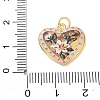 Printed Brass Pendants KK-CBA8989-02D-3