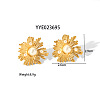 Imitaiton Pearl Flower Irregular Vintage Stud Earrings HQ5475-2-1