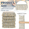 Two Tone Polyester Twisted Rope Tassel Fringe Trimming DIY-WH0304-703E-2