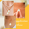 ARRICRAFT 6Pcs Natural White Shell Pendants KK-AR0003-45-6