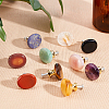 Natural Obsidian Drawer Knobs FIND-WH0056-40P-05-6