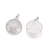 Natural Quartz Crystal Pendants G-L512-J03-2