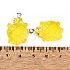 Gradient Color & Luminous Opaque Resin Pendants LS-RESI-S011-01H-5
