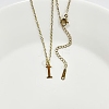 304 Stainless Steel Letter Pendant Necklaces NJEW-WH0027-26I-G-1