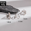 3Pcs Alloy Finger Rings Sets WG7802C-21-2