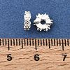 Brass Micro Pave Clear Cubic Zirconia Spacer Beads KK-Z156-13S-02-2