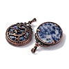 Natural Blue Spot Jasper Pendants G-A241-02R-07-2