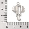 304 Stainless Steel Pendant Cabochons Settings STAS-D197-13P-3