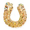 Electroplate Glass Beads Strands EGLA-P066-02A-HP03-2
