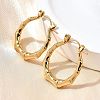 304 Stainless Steel Hoop Earrings for Women EJEW-L296-082G-2