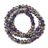 Electroplate Glass Beads Strands EGLA-A034-J6mm-G03-2