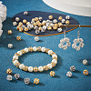 80Pcs 4 Colors Brass Rhinestone Beads KK-TA0002-11B-7