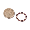 Natural Mixed Stone Beaded Stretch Rings for Women RJEW-JR00868-5